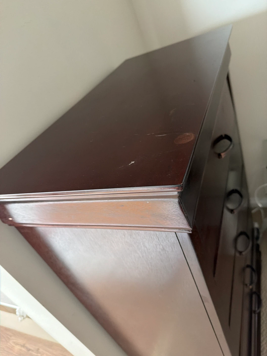 Dark Brown 5-Drawer Dresser - photo 2