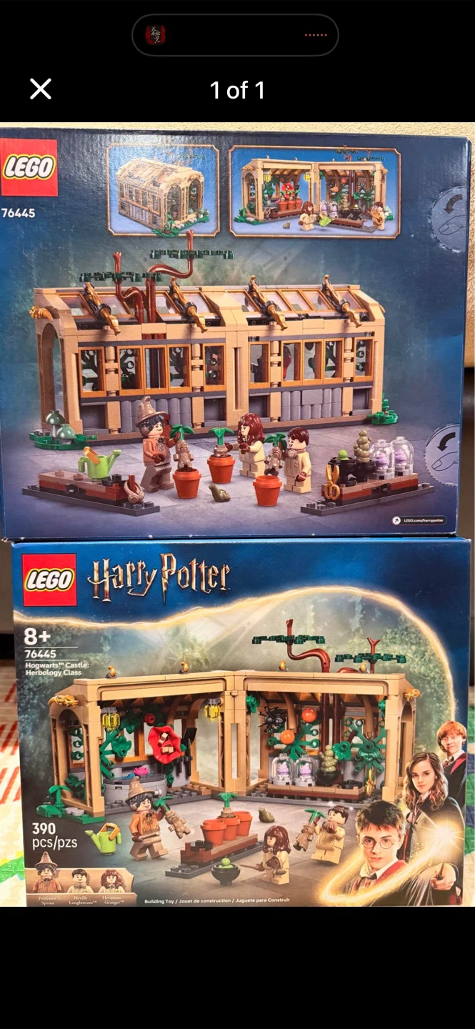 LEGO Harry Potter Hogwarts Castle Herbology Class 76445