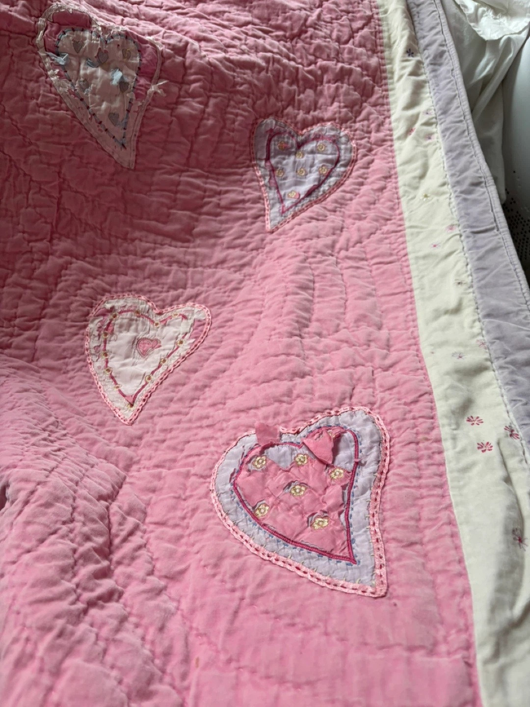 Pink Heart Quilt