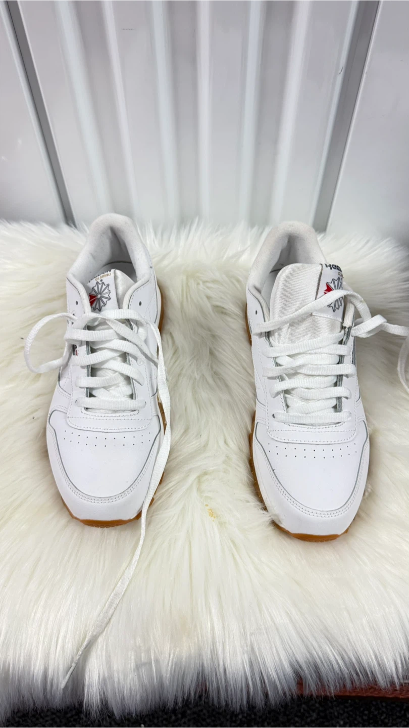 Reebok Classic Leather Junior Running Shoes White