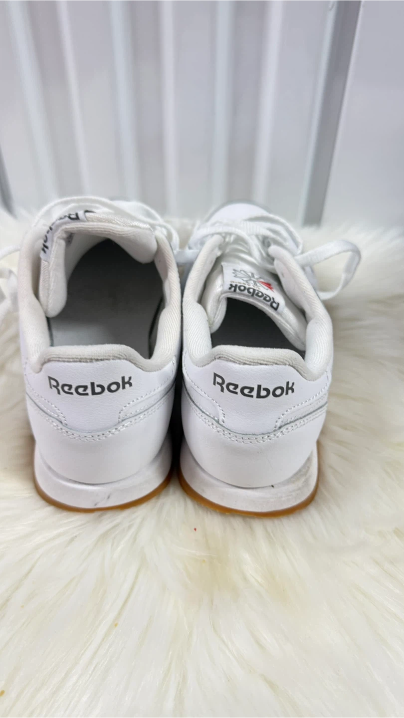 Reebok Classic Leather Junior Running Shoes White - photo 3