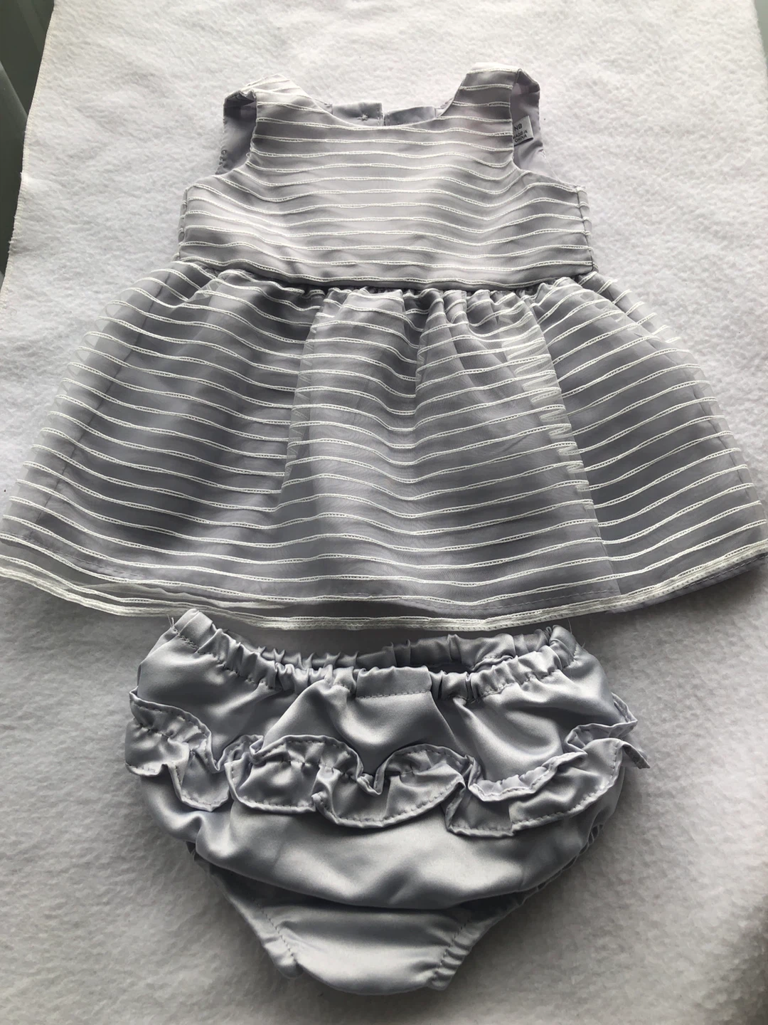 Wonder Nation Baby Dress and Bloomer Set