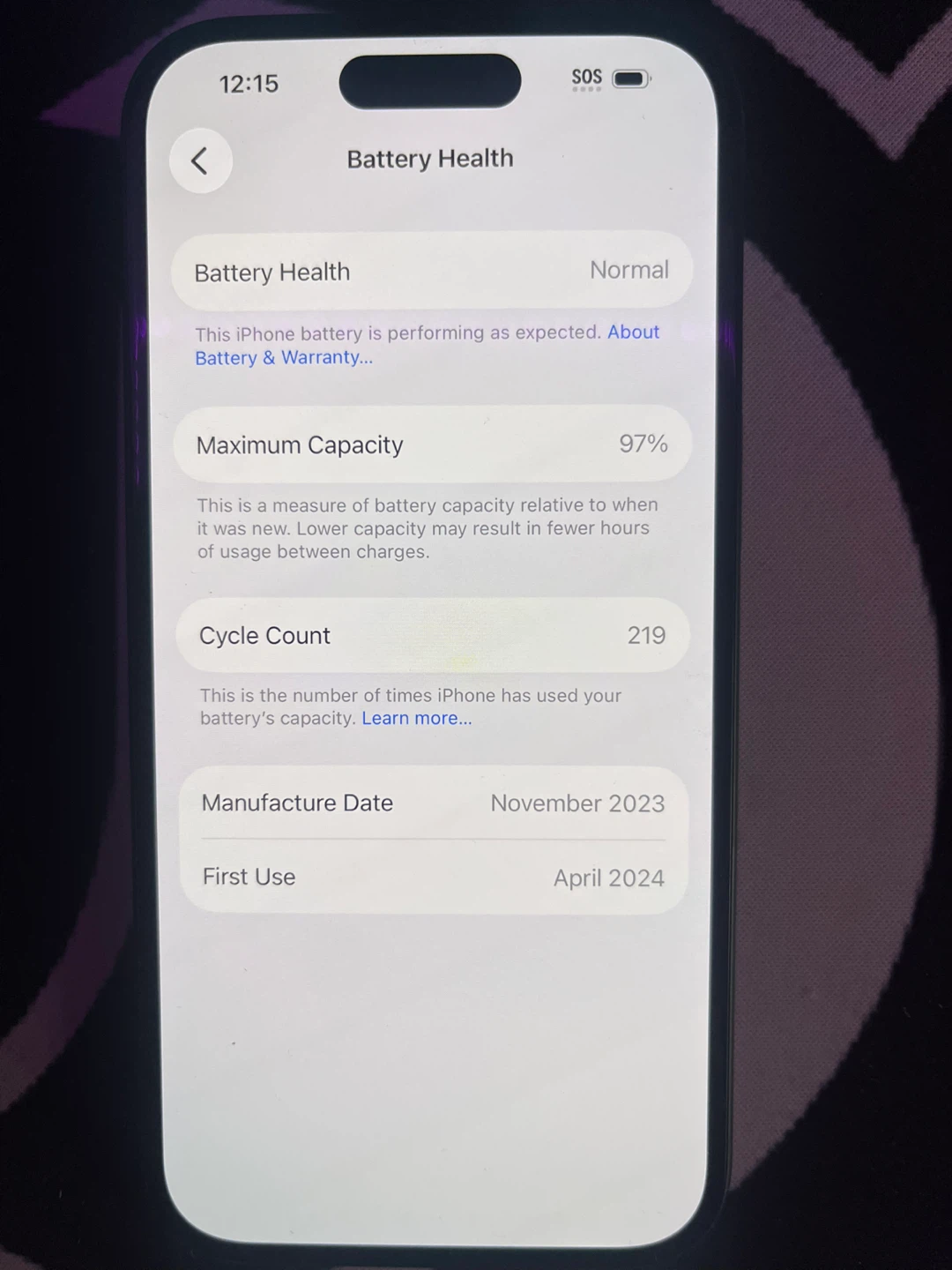 iPhone 15, 128 GB | 97% battery health - photo 4