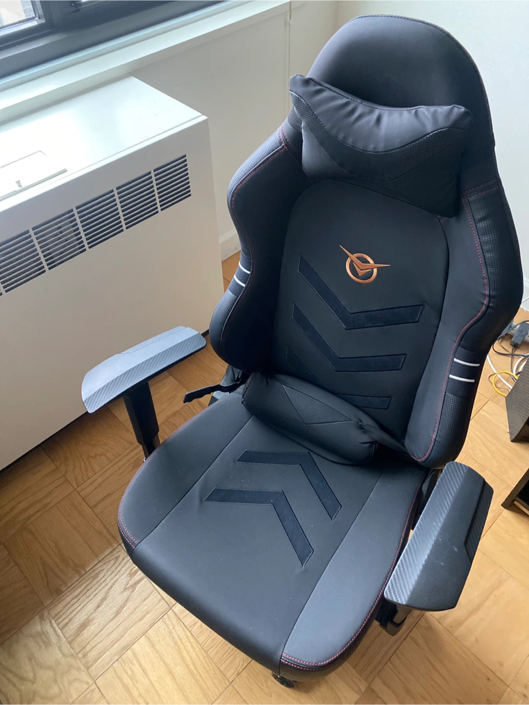 Black Gaming Chair with Logo