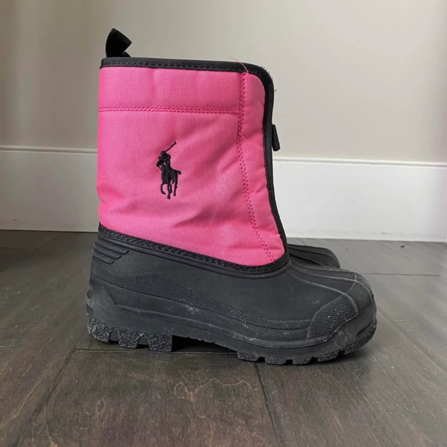 🥕 Polo Ralph Lauren Girls Winter Boots Pink Sz 13