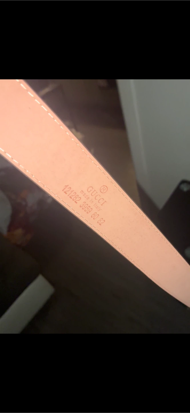Gucci GG Supreme Canvas Belt with Gold Buckle - photo 5