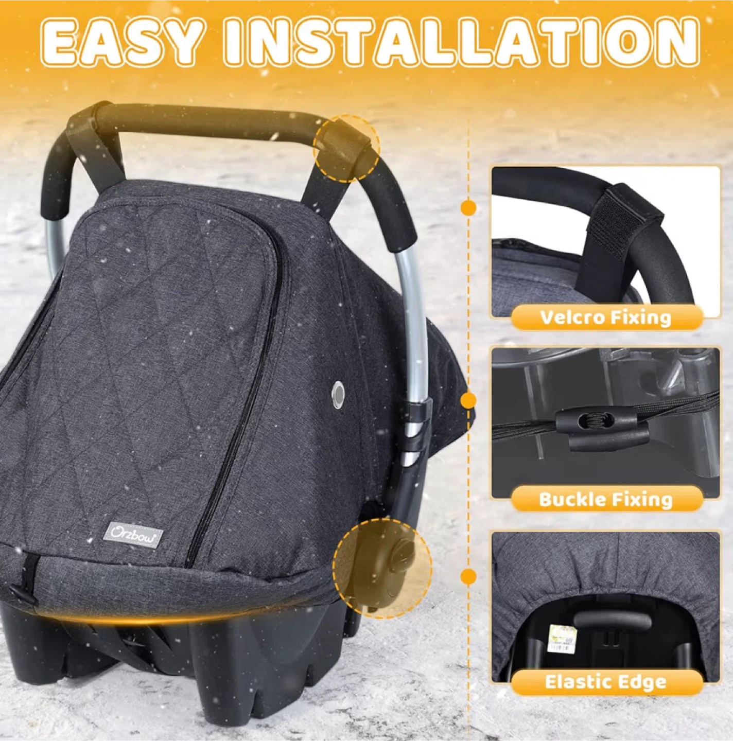 New Orzbow Car Seat Cover for Infants - photo 5