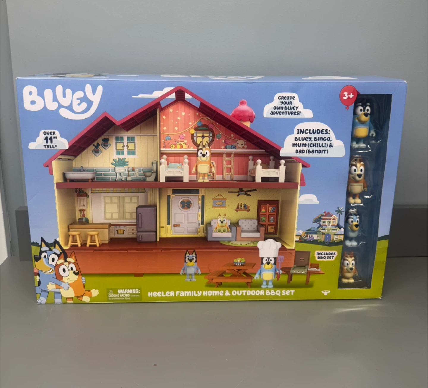 Bluey Heeler Family Home & Outdoor BBQ Set