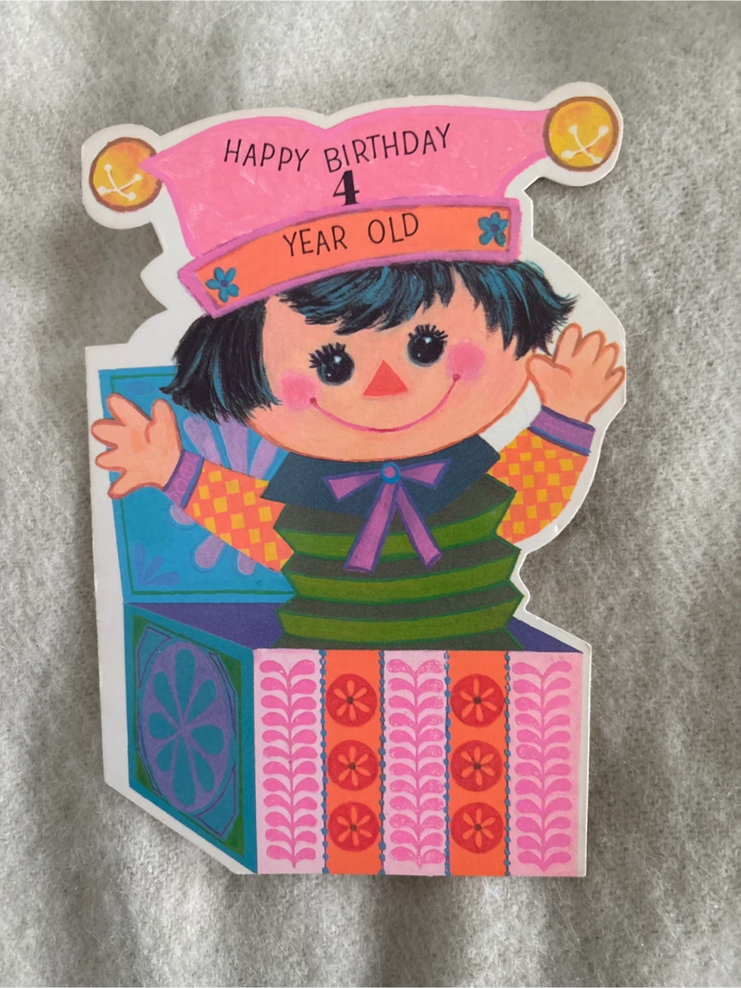 🥕Happy Birthday 4 Year Old Card