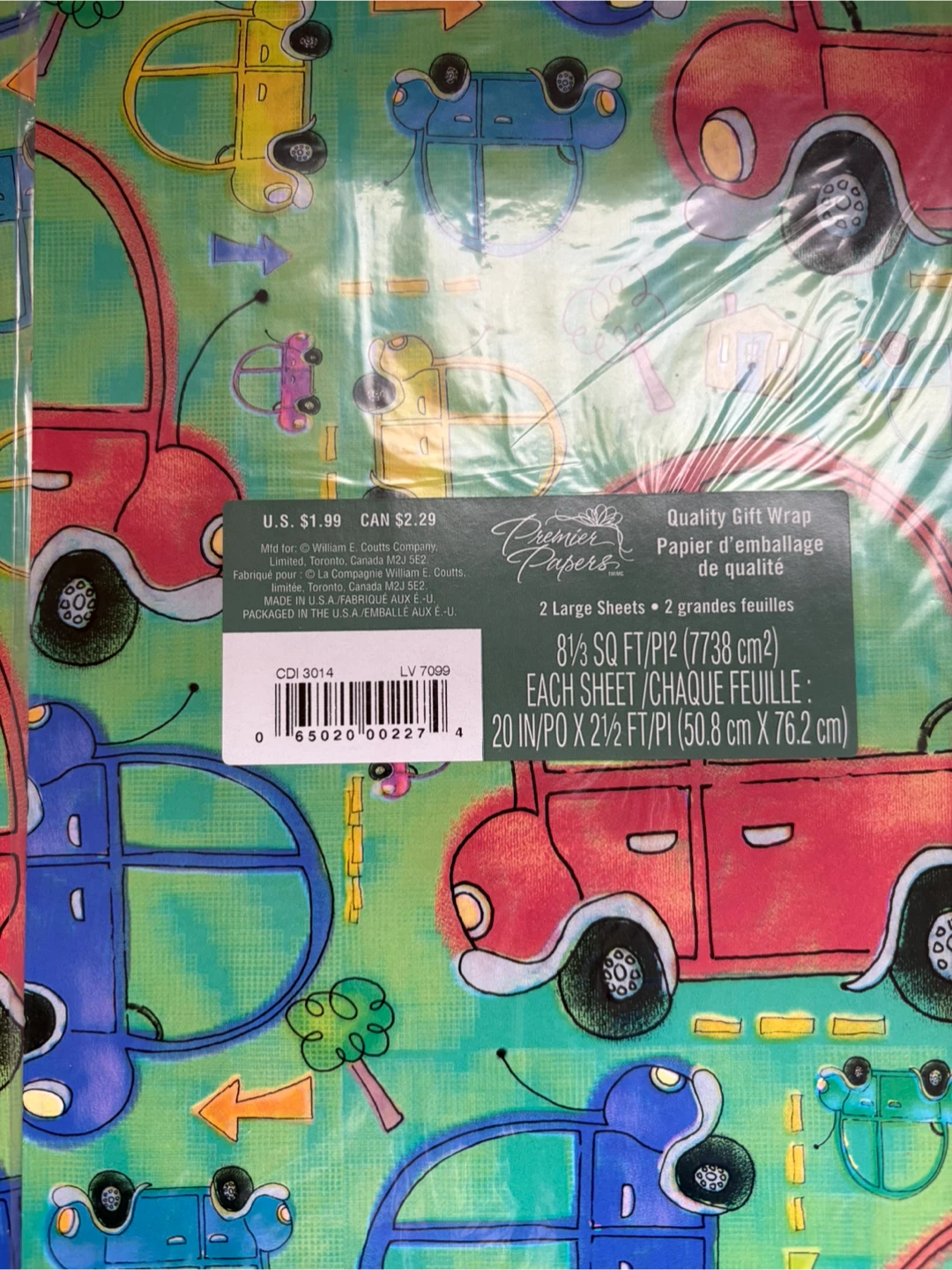 Mixed Gift Wrapping Paper - 8pks, Large Sheets 🥕 - photo 2