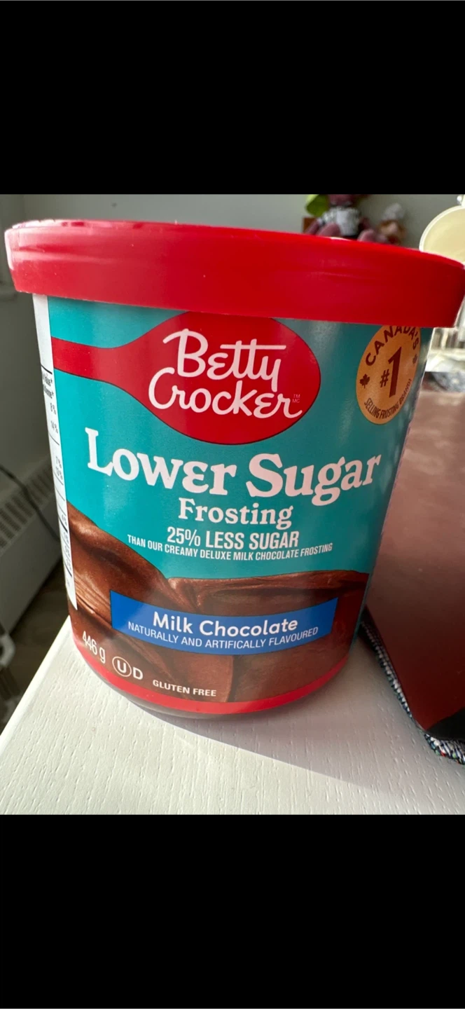 Betty Crocker Lower Sugar Milk Chocolate Frosting 446g🥕