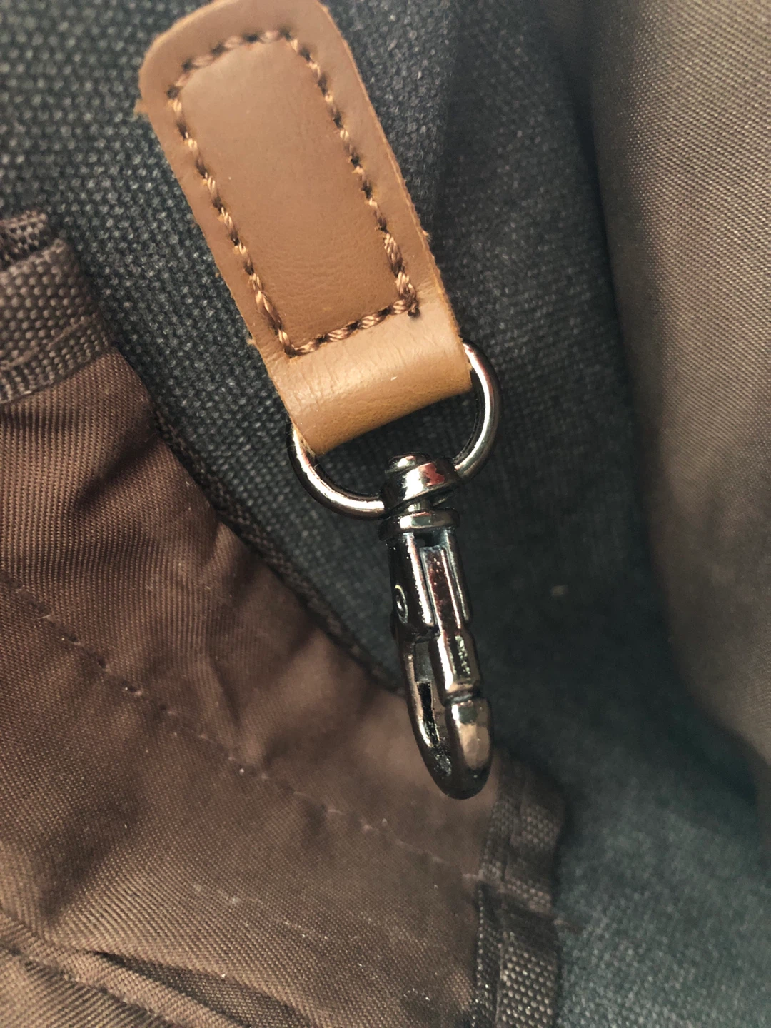 VASCHY Grey Canvas Messenger Bag 🥕 - photo 4