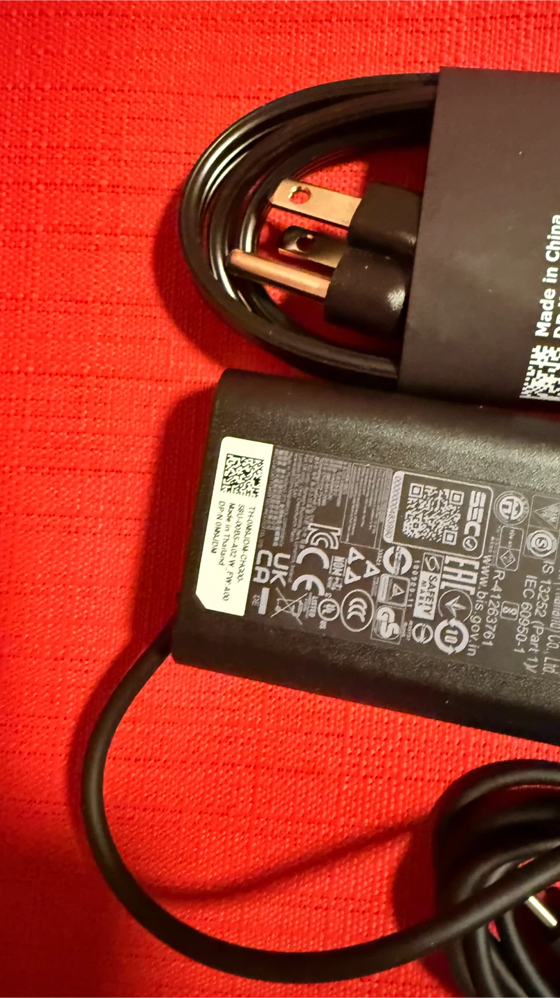 Dell Laptop Power Adapter AC Charger with Cords - photo 2