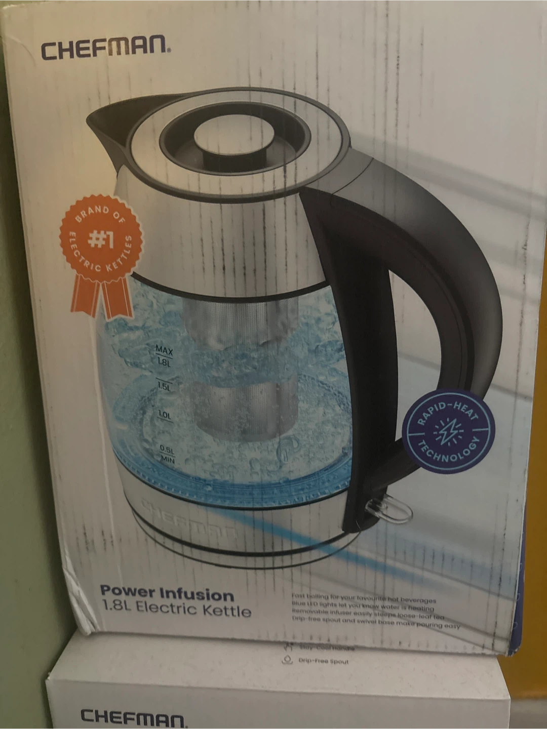 New 1.8L electric water kettle. - photo 2