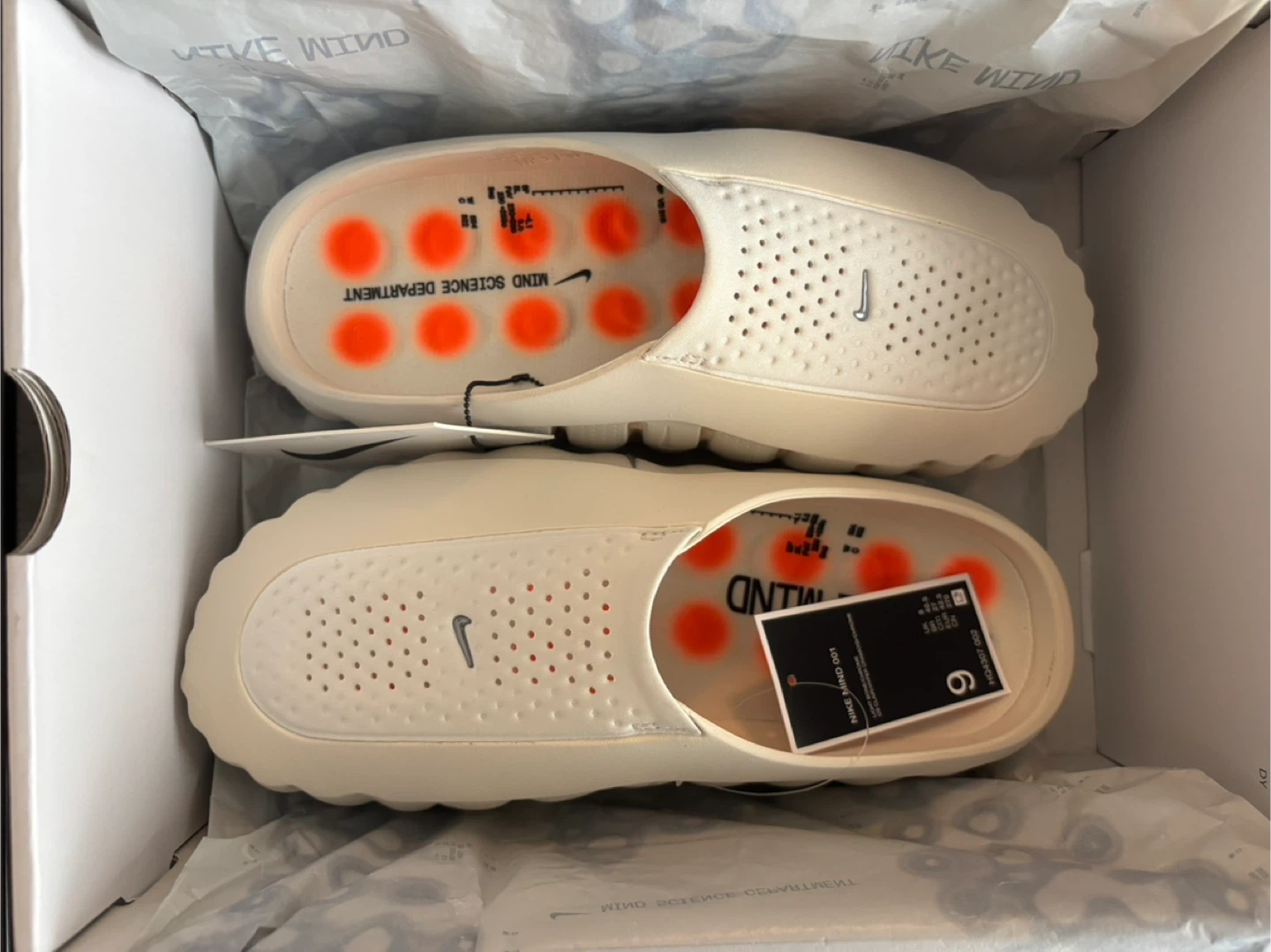 Nike Mind 001 Slide Light Bone size 9 men’s/10 women’s