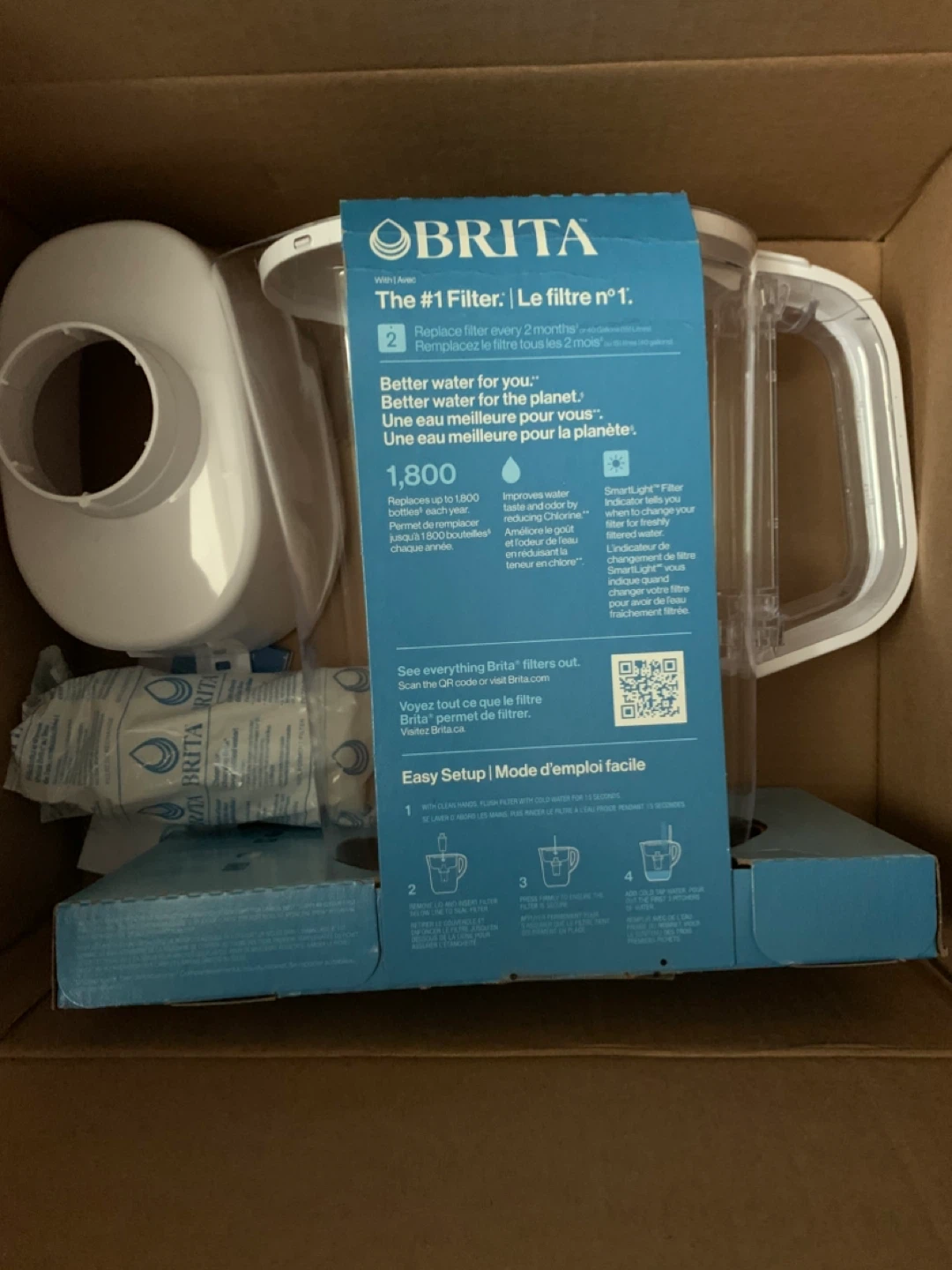 Brita Water Filter Pitcher with 1 Filter - photo 2