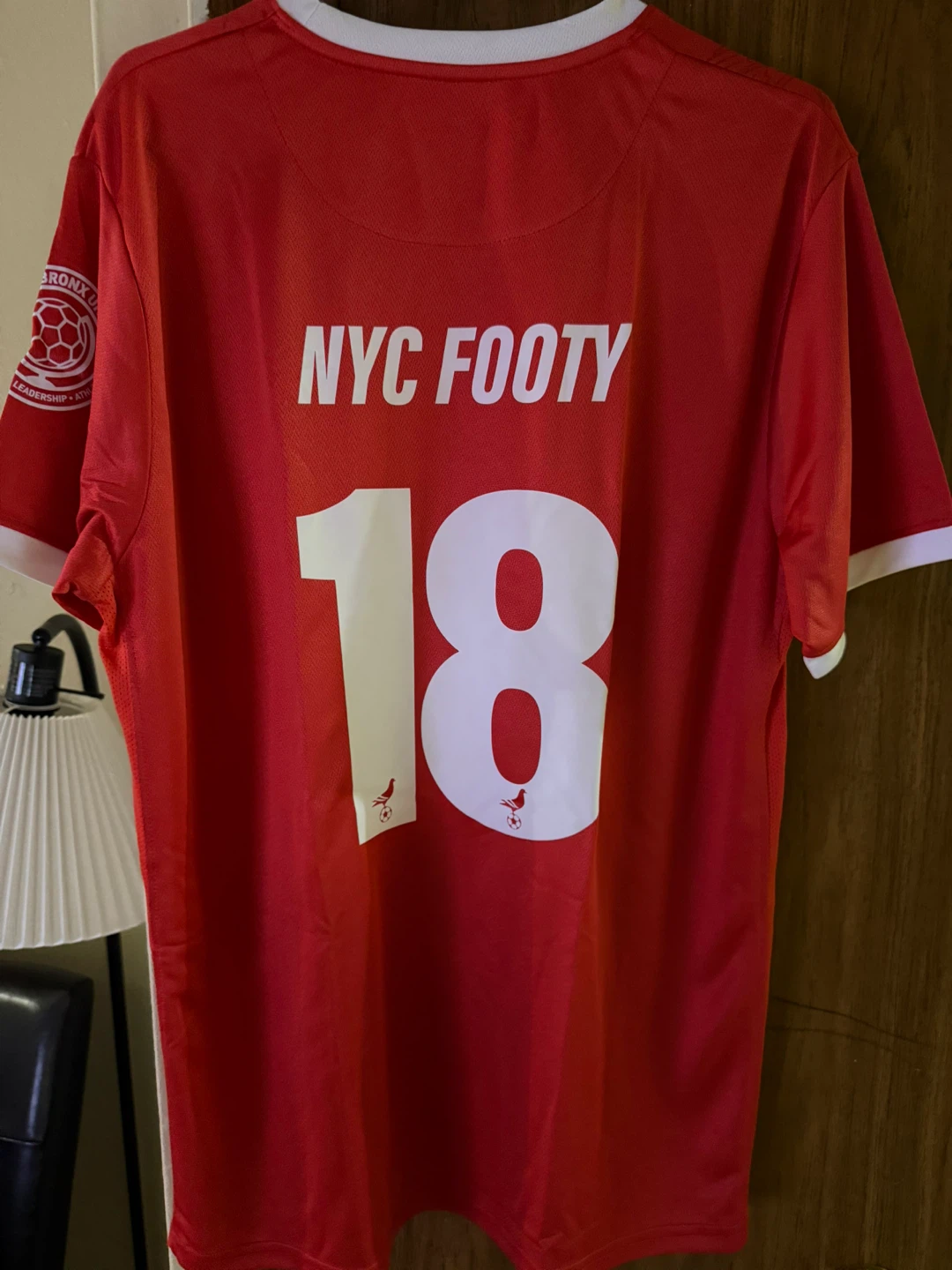 Paloma Old Parr Soccer Jersey NYC FOOTY 18 Red - photo 2