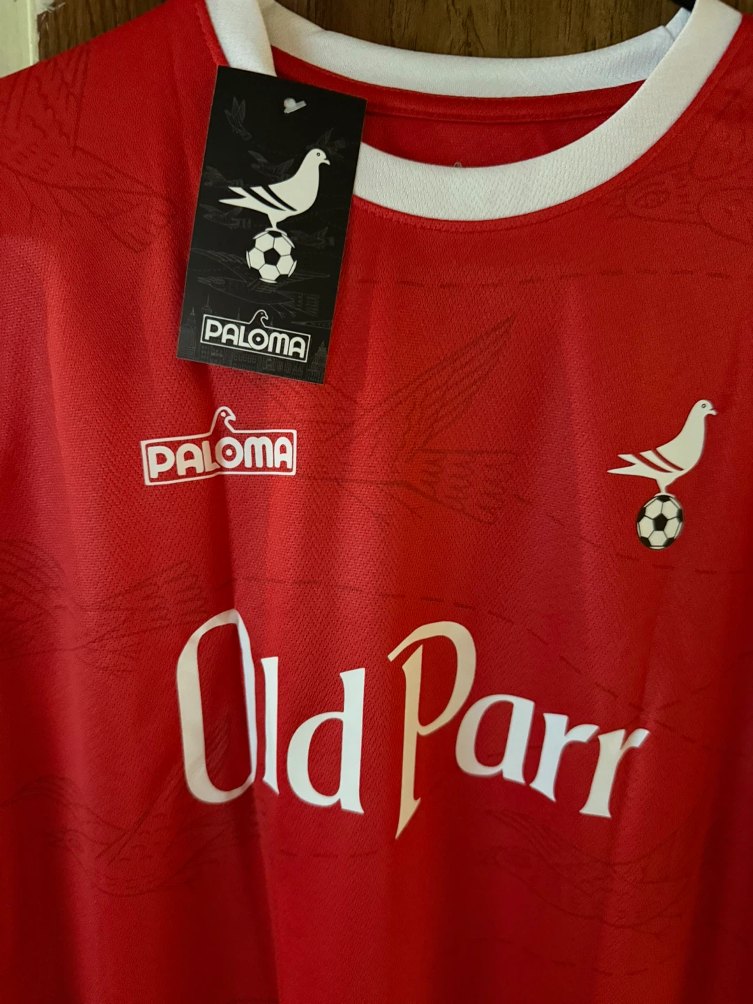Paloma Old Parr Soccer Jersey NYC FOOTY 18 Red