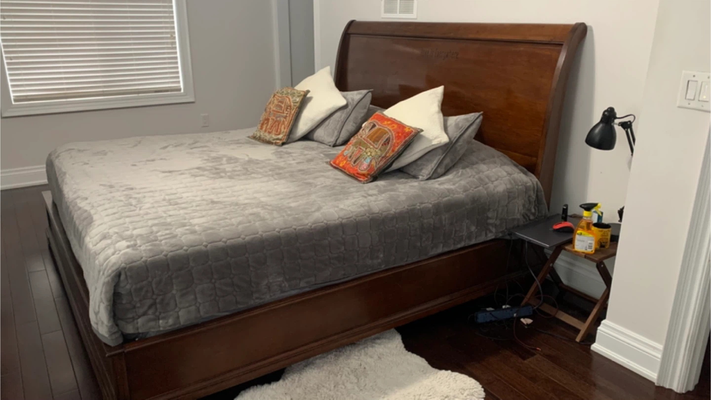 King Size Bed with mattress - photo 2
