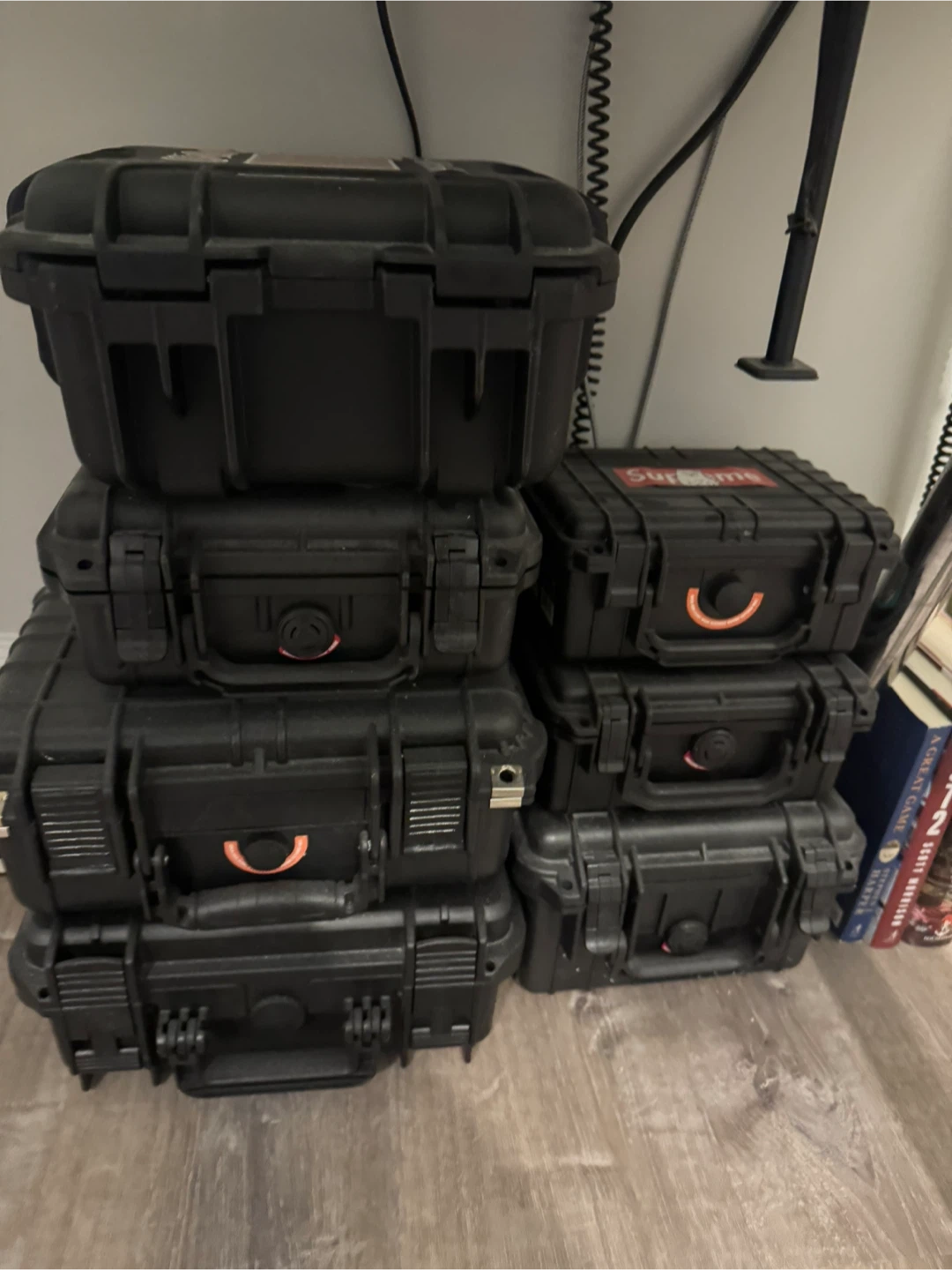 Lot of pelican cases