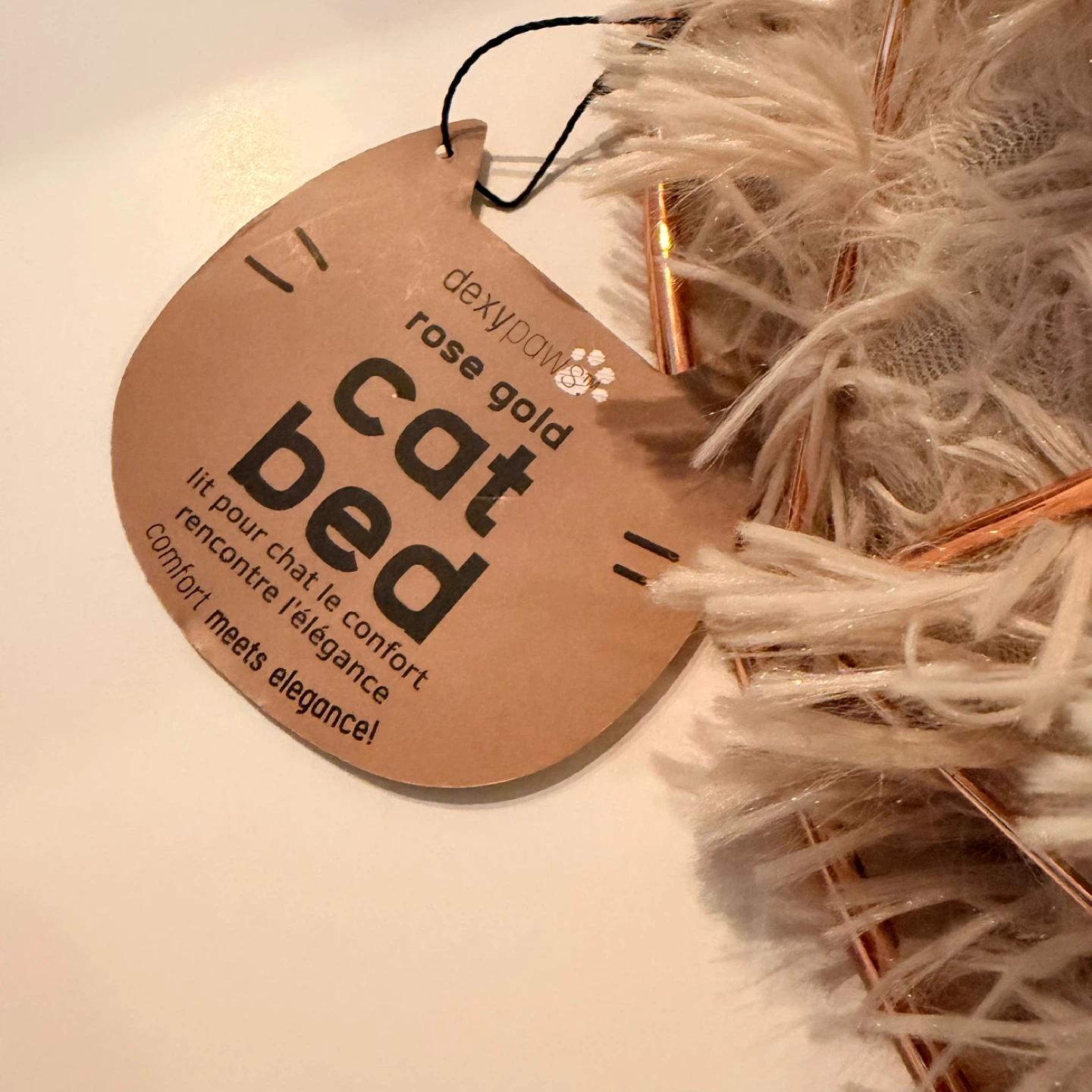 Dexypaws Rose Gold Cat Bed (new | unused) - photo 5