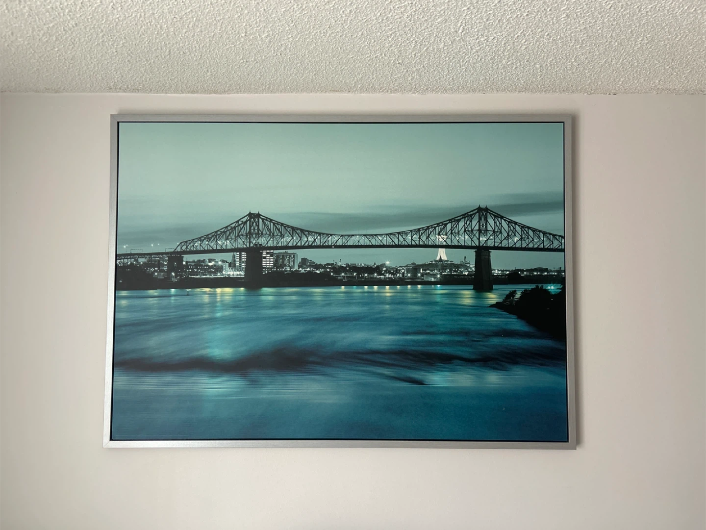 Framed Picture of Jacques Cartier Bridge, Montreal