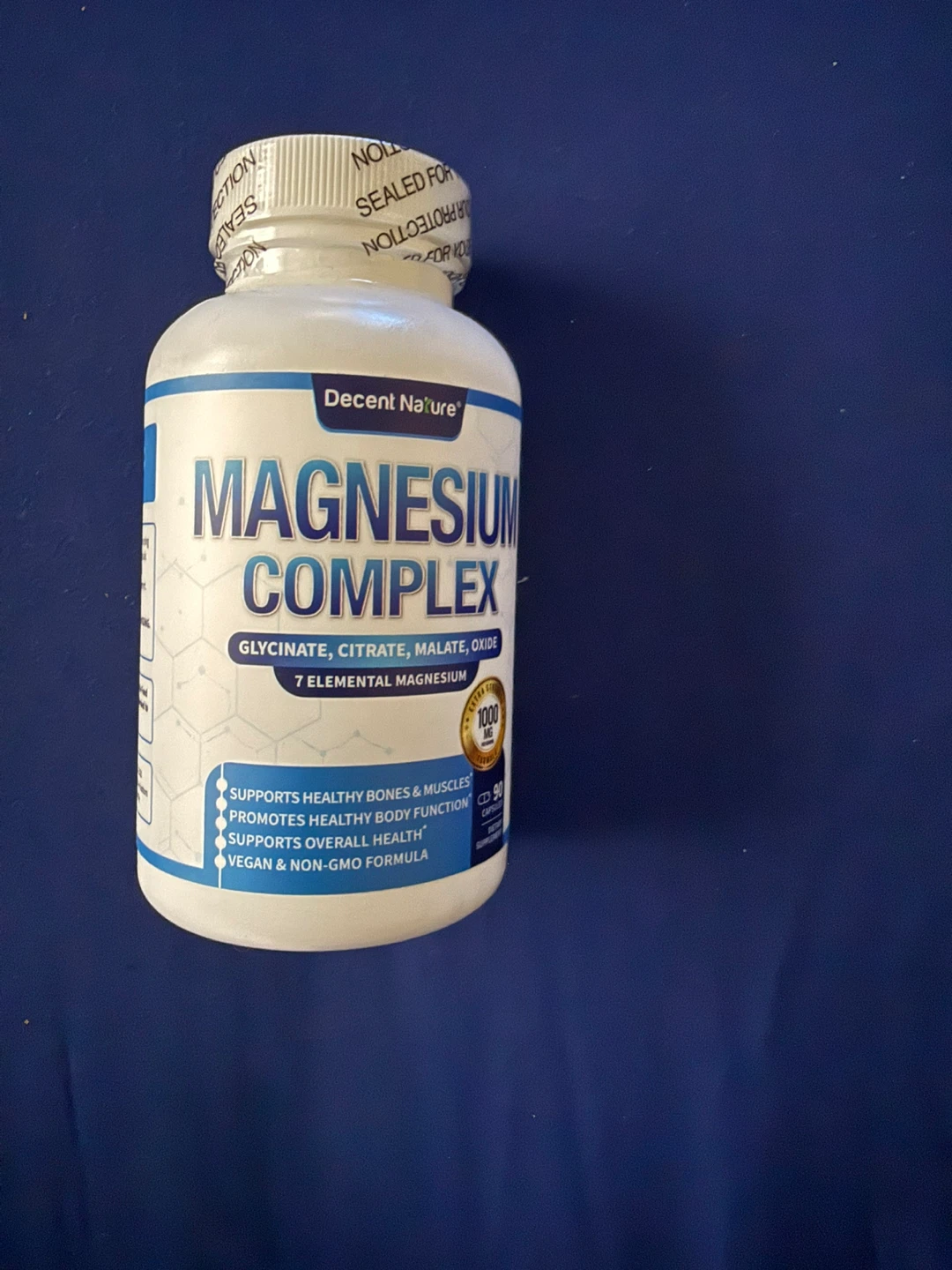 Decent Nature Magnesium Complex Supplement - 1000mg
