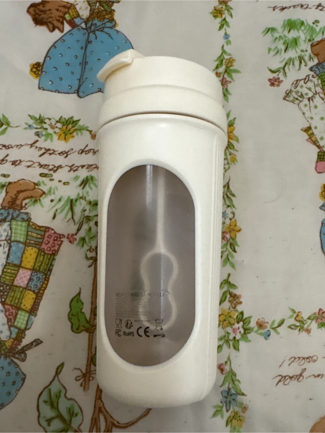 White Self-Stirring Mug 🥕