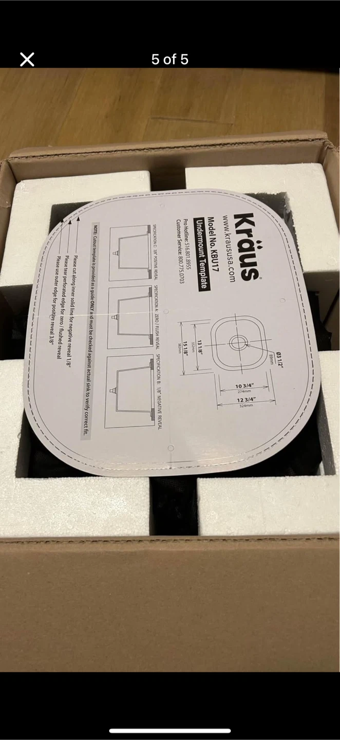 Kraus KBU17 Stainless Steel Kitchen Sink - photo 3