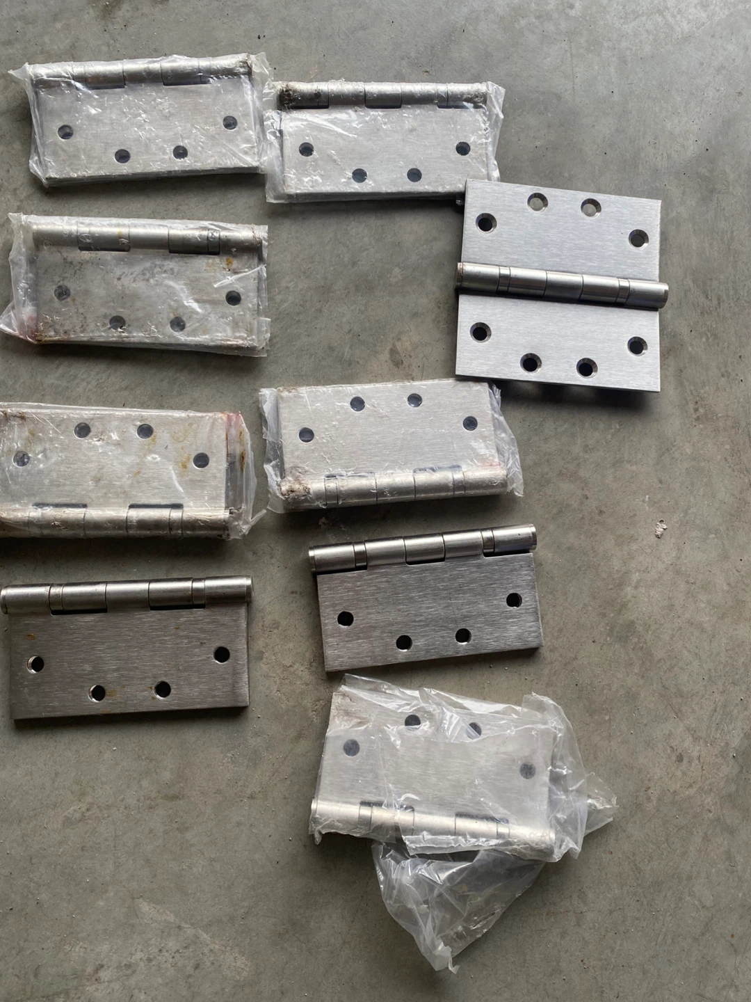 Set of 9 Stainless Steel Door Hinges - photo 2