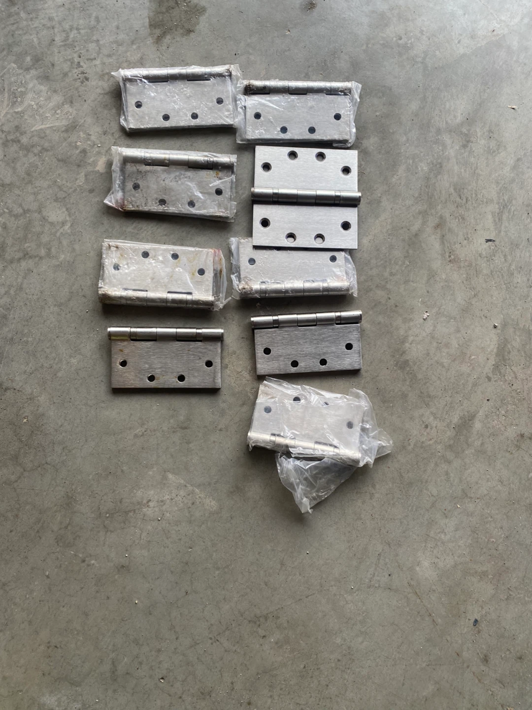 Set of 9 Stainless Steel Door Hinges - photo 4