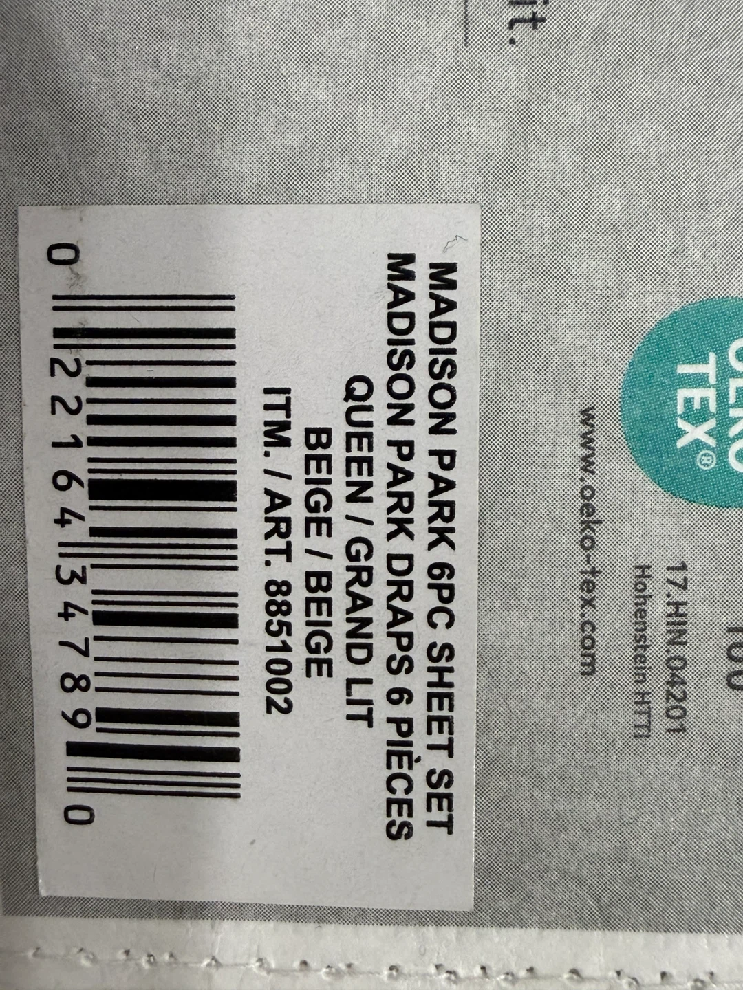 Madison Park performance cotton sheet set - photo 3