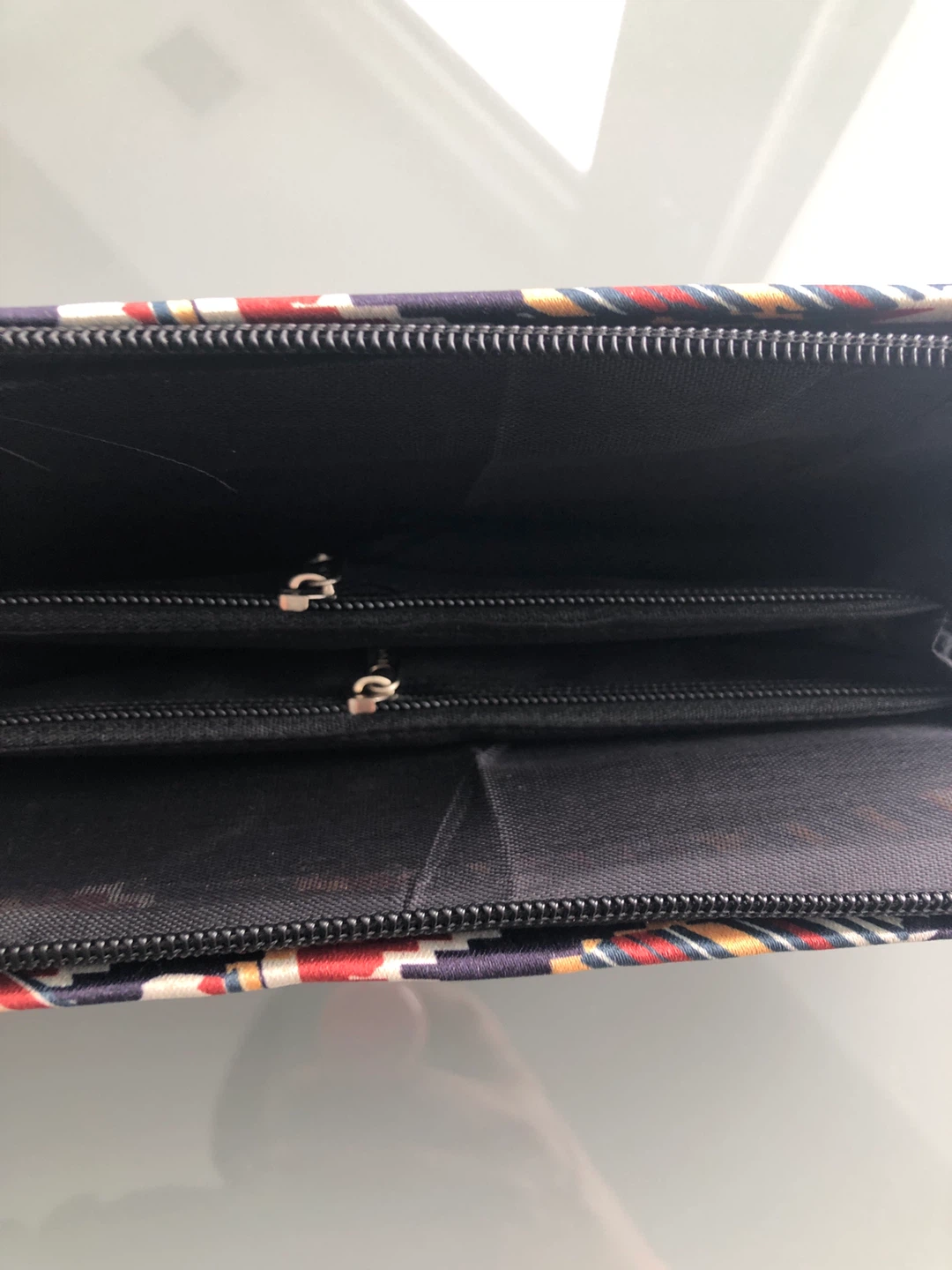 Silk Fabric Wallet with Southwestern Pattern🥕 - photo 2