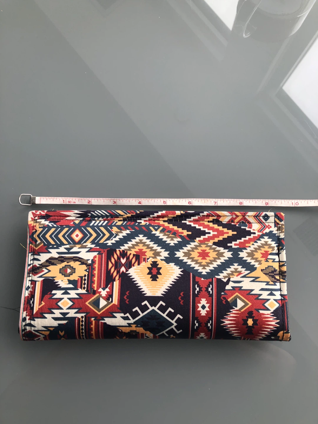 Silk Fabric Wallet with Southwestern Pattern🥕 - photo 4