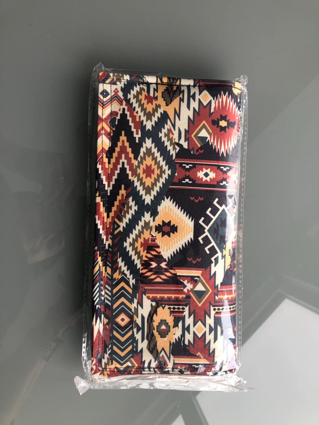 Silk Fabric Wallet with Southwestern Pattern🥕 - photo 5