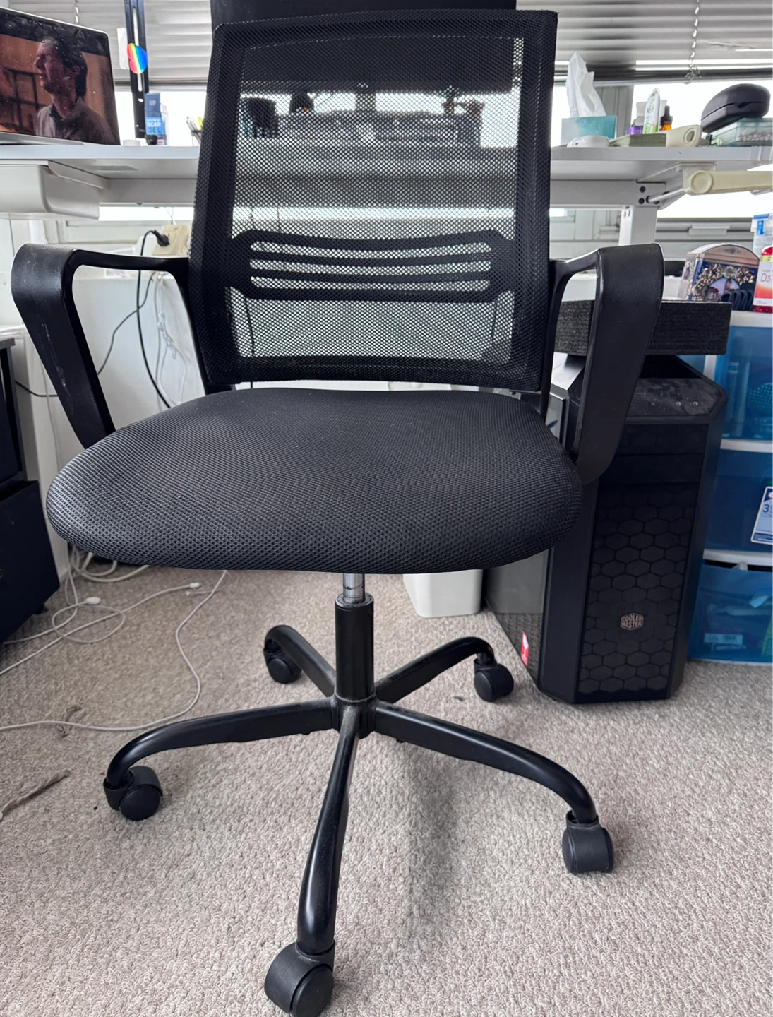 Black Mesh Office Chair - photo 3