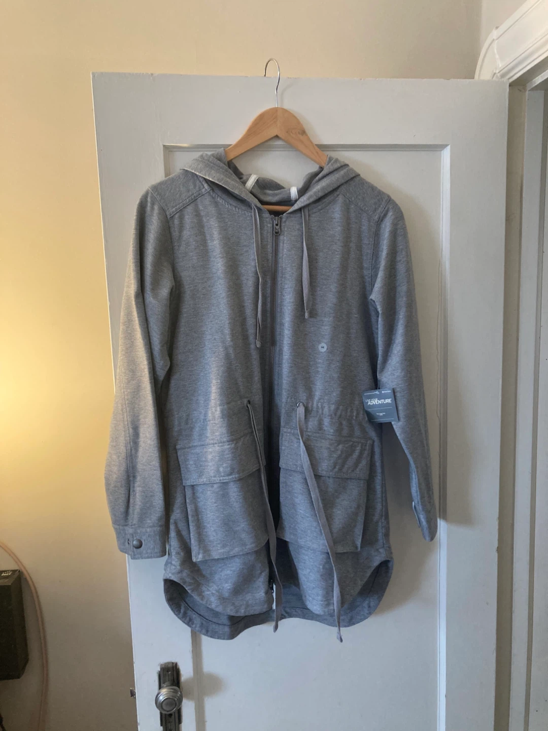 Women’s Eddie Bauer Grey Adventure Zip-Up Hoodie