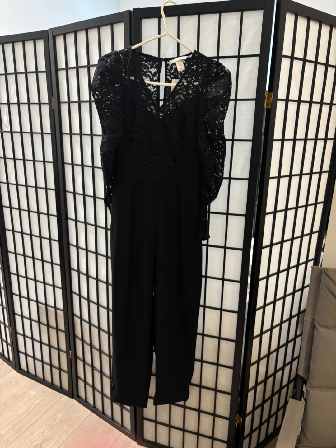 Black Lace Jumpsuit