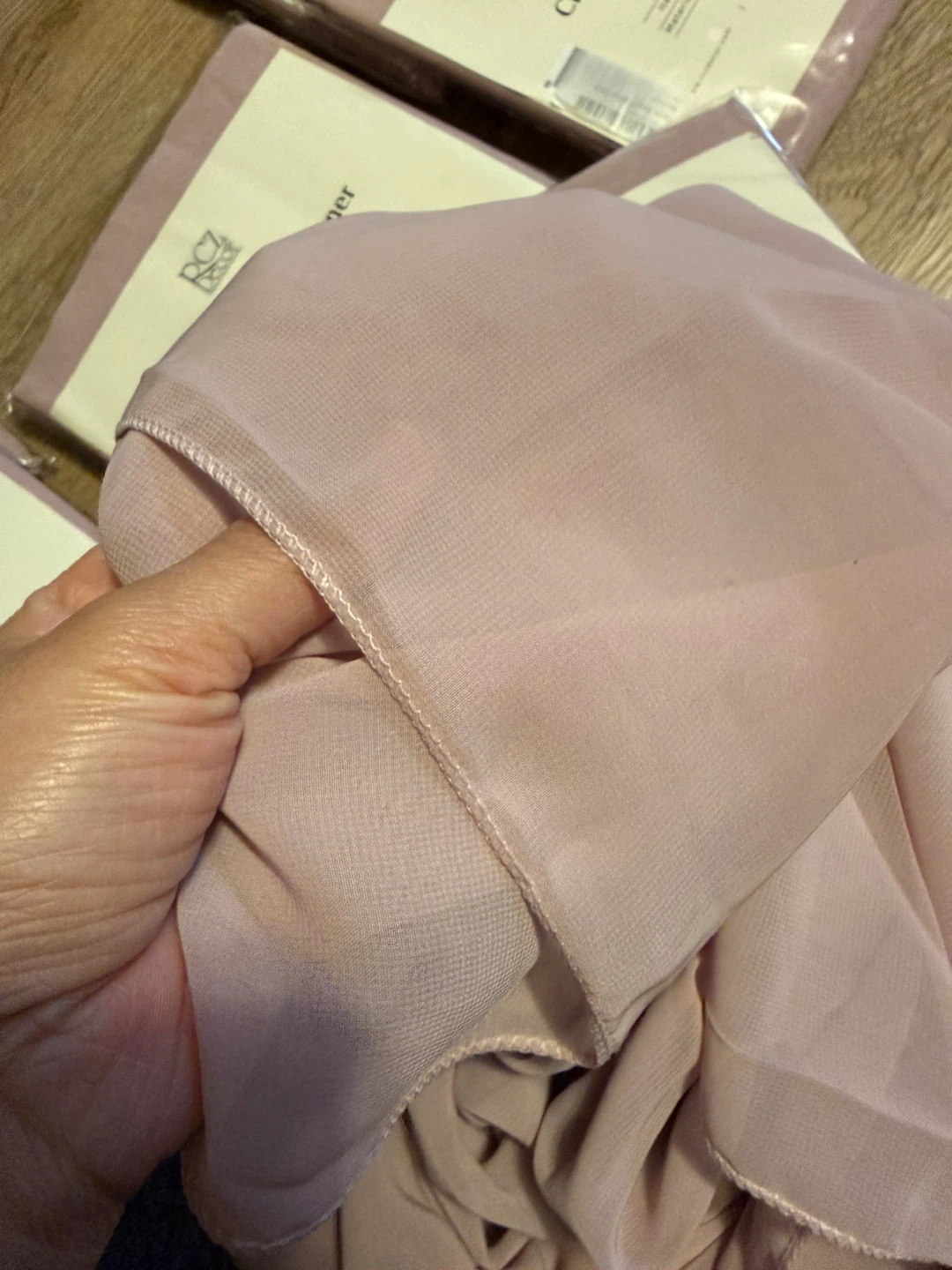 RCZ Décor Chiffon Table Runners - Dusty Rose (10 Total) - photo 2