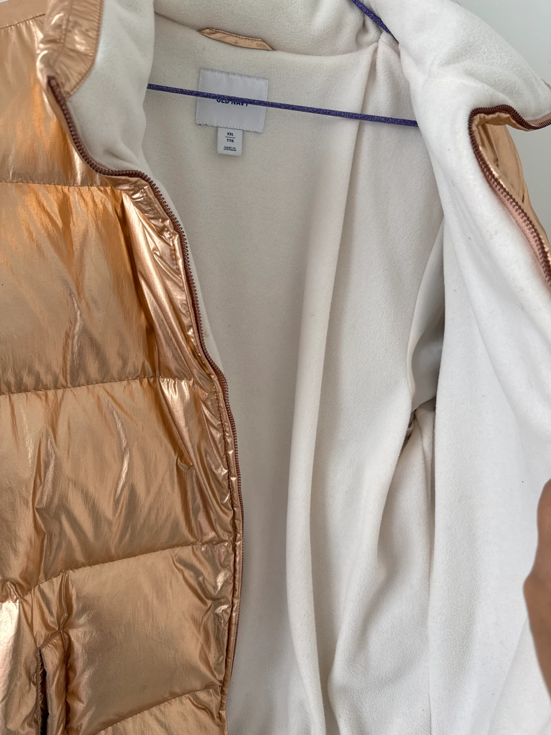 Old Navy Puffer Jacket Rose Gold XXL - photo 3