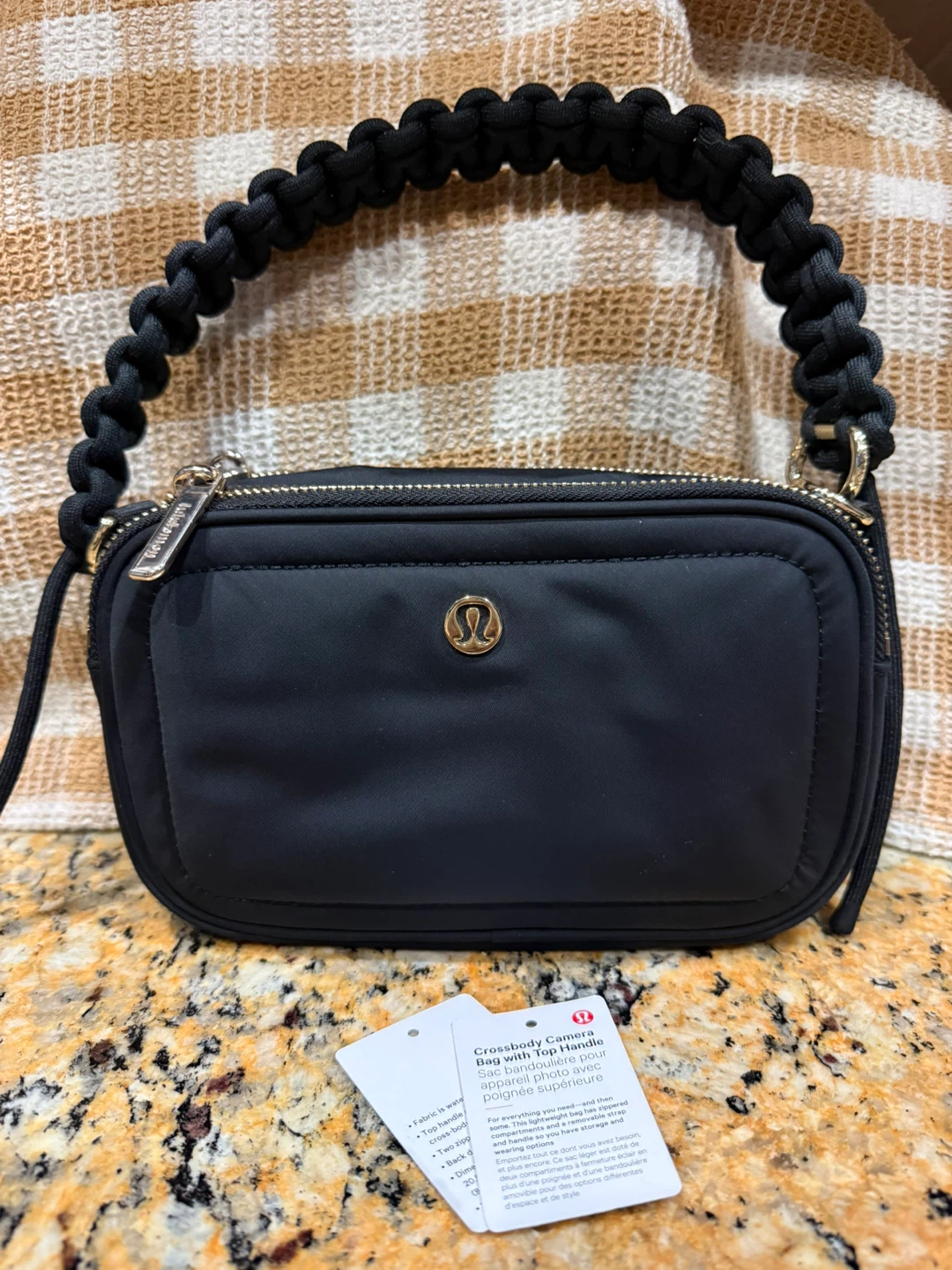 Lululemon Crossbody Camera Bag with Top Handle