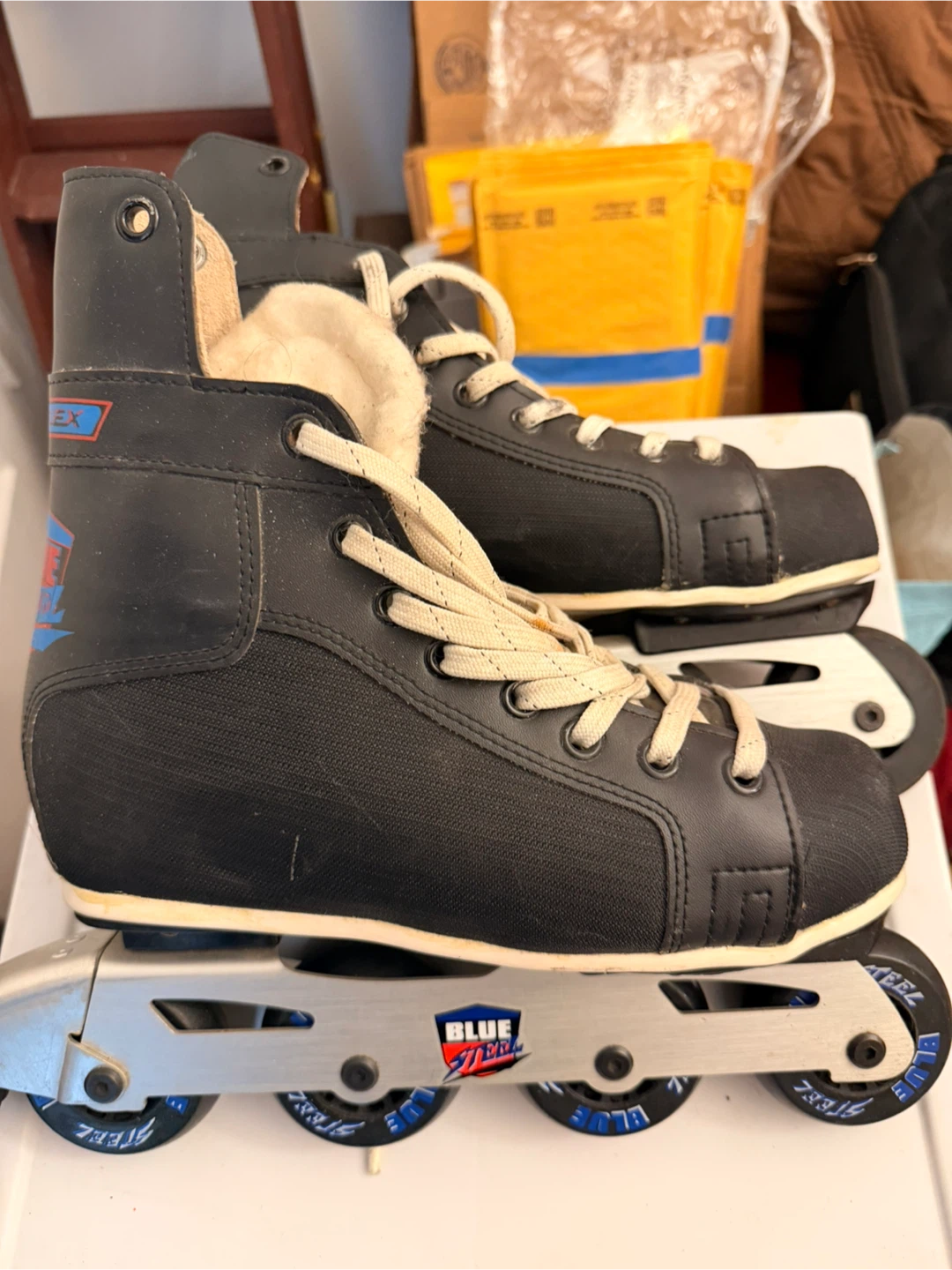 Blue-Flame Inline Skates