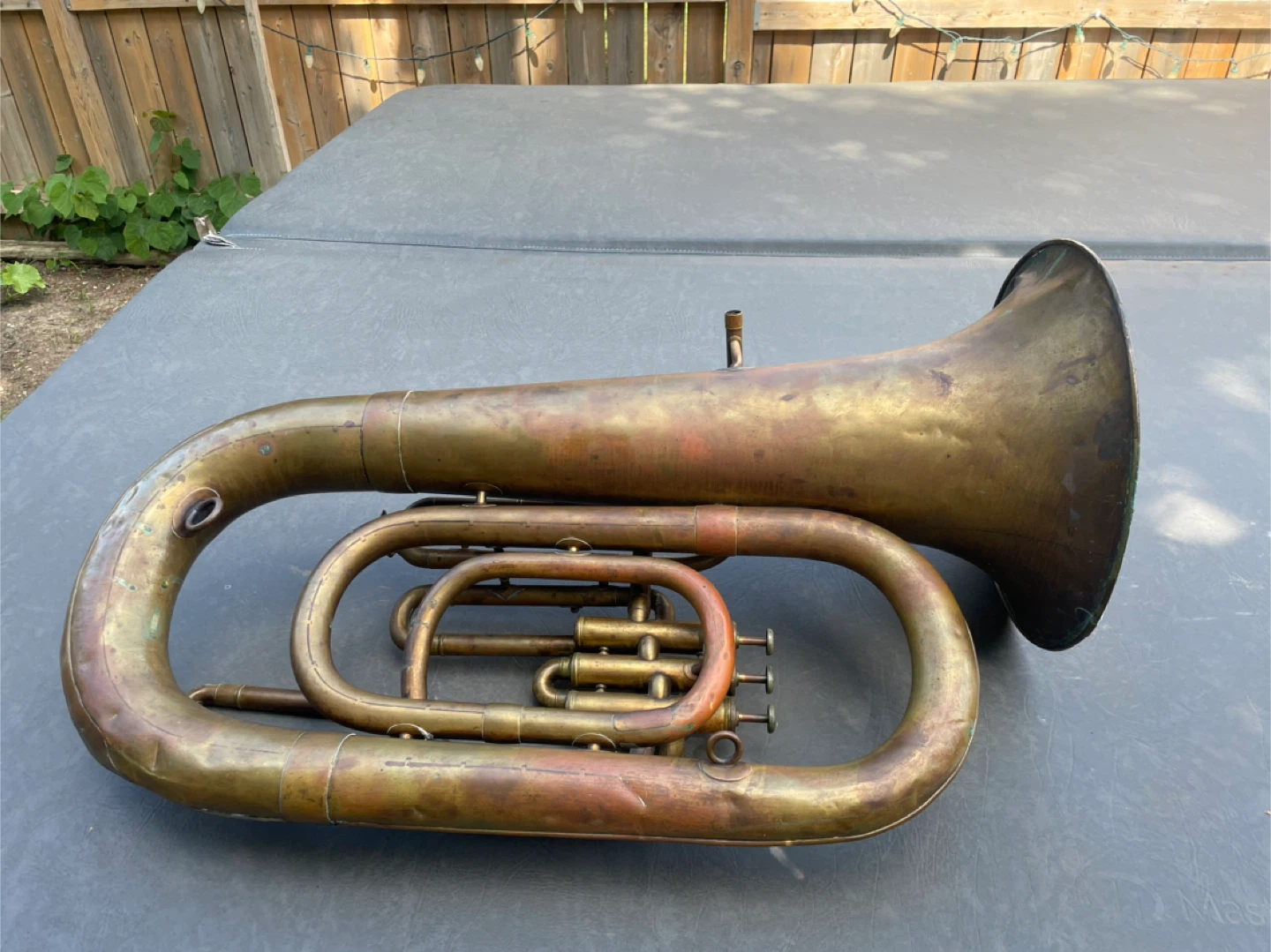 Antique Brass Baritone Horn