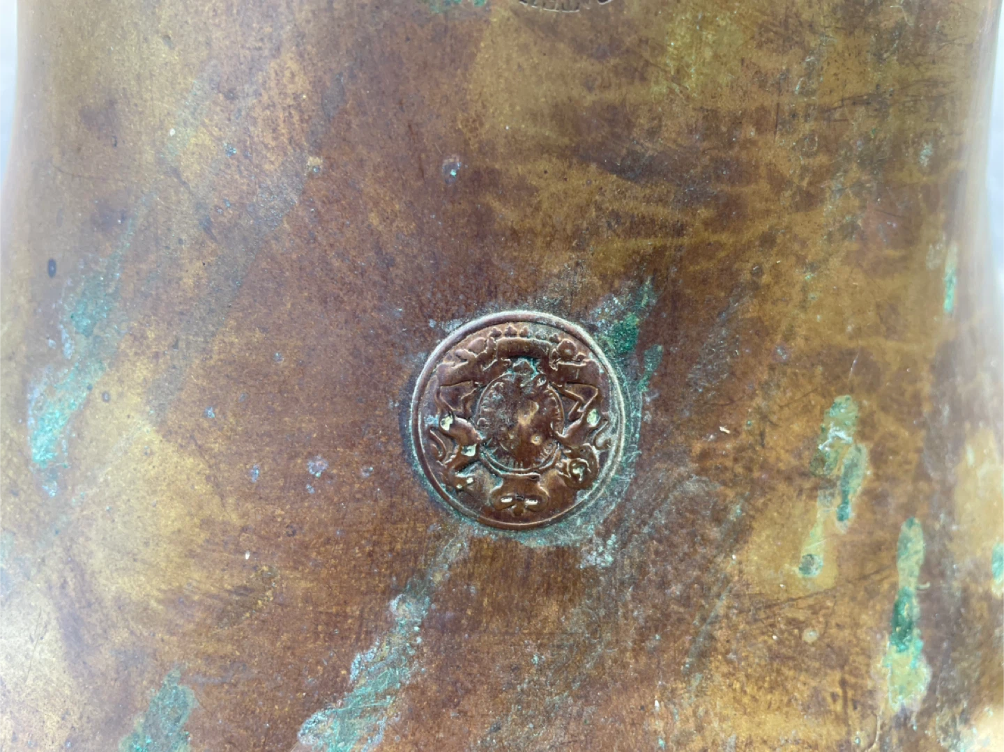 Antique Brass Baritone Horn - photo 5