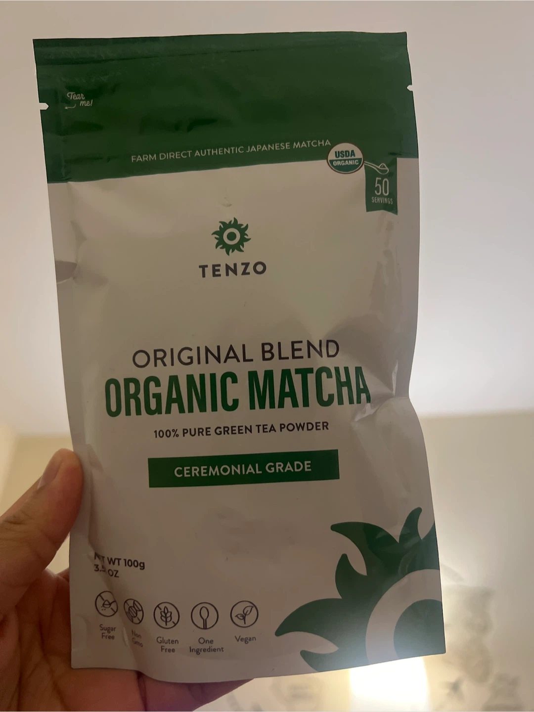 100G Tenzo Organic Matcha Powder