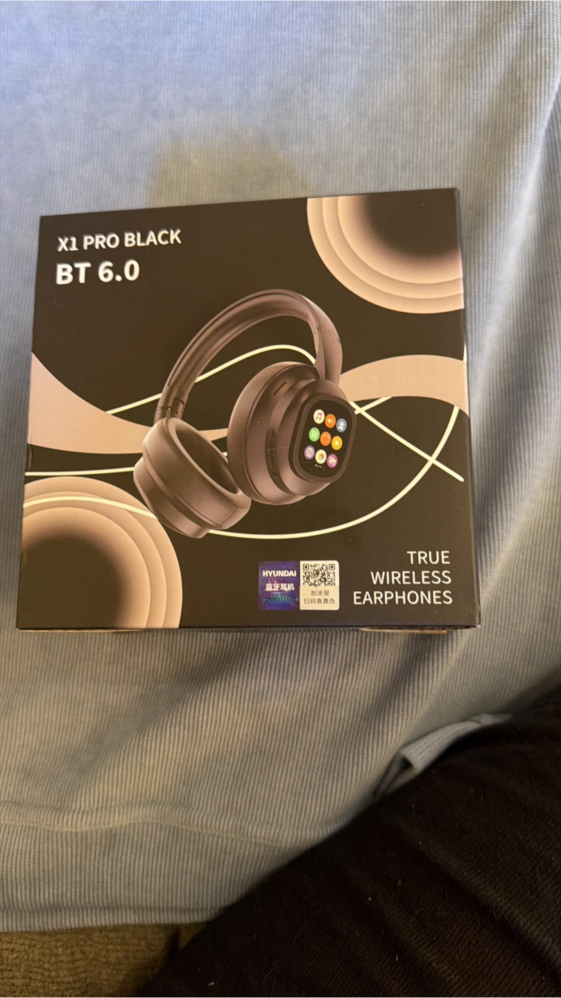 Hyundai X1 PRO BLACK True Wireless Earphones BT 6.0