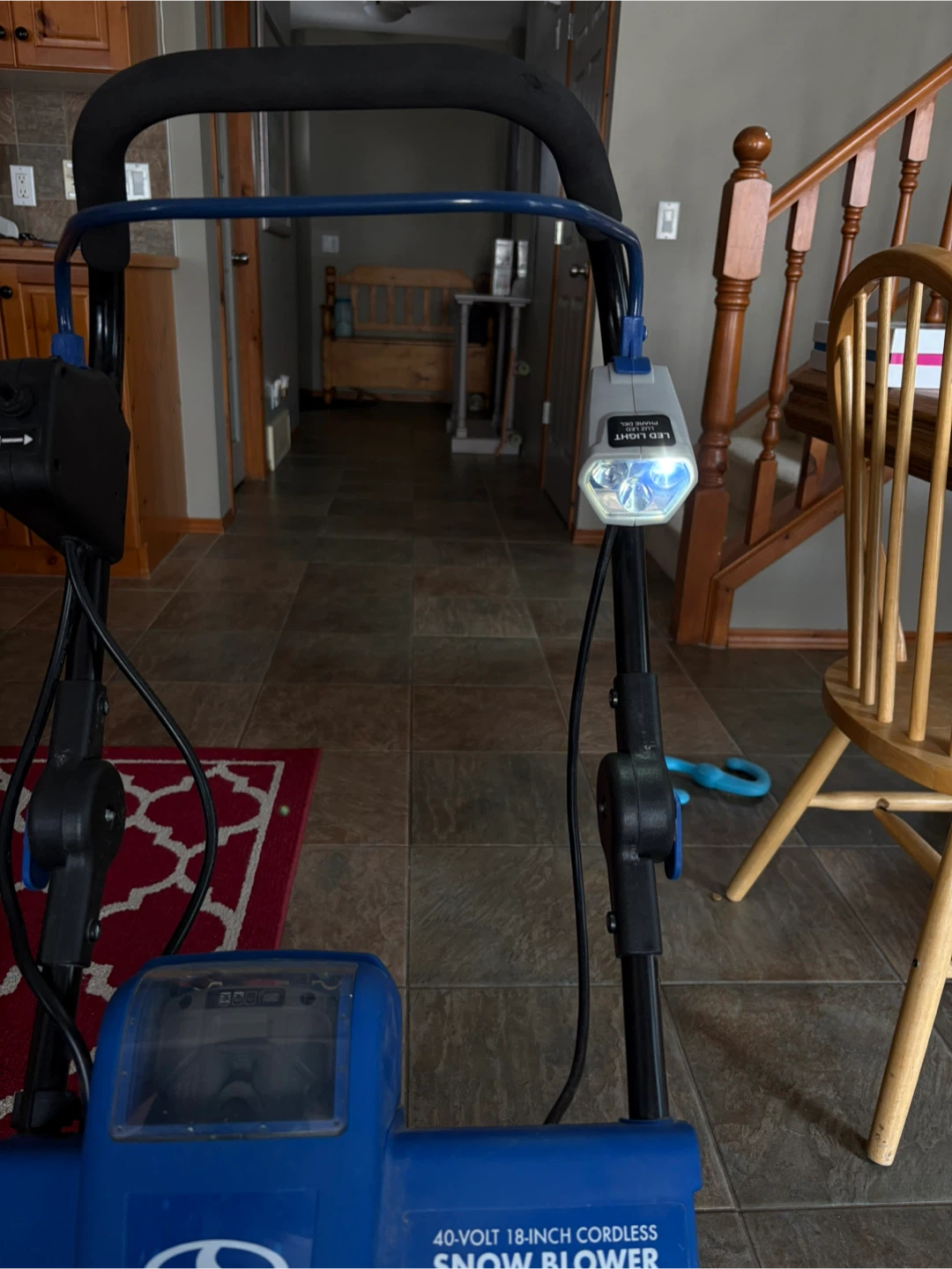 SnowJoe 18” Electric Cordless Snow Blower - photo 3