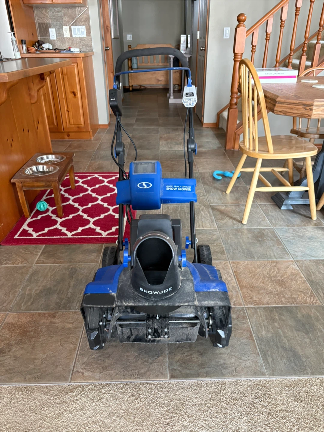 SnowJoe 18” Electric Cordless Snow Blower - photo 2