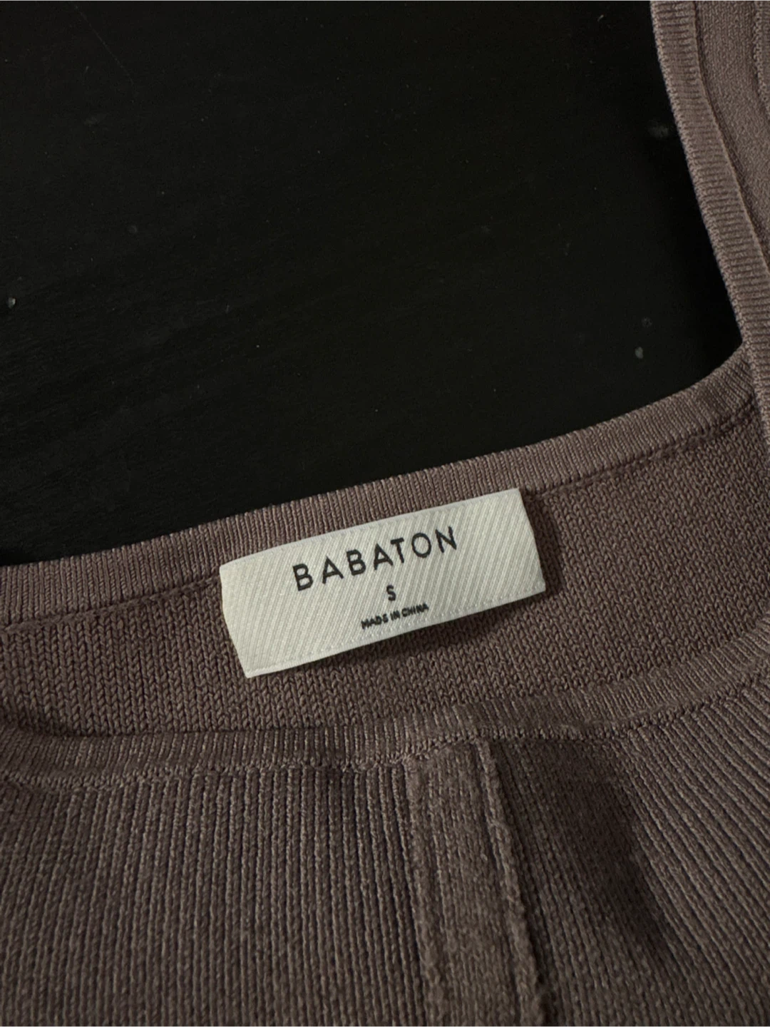 Babaton Brown Ribbed Corset Tank Top Size S - photo 2
