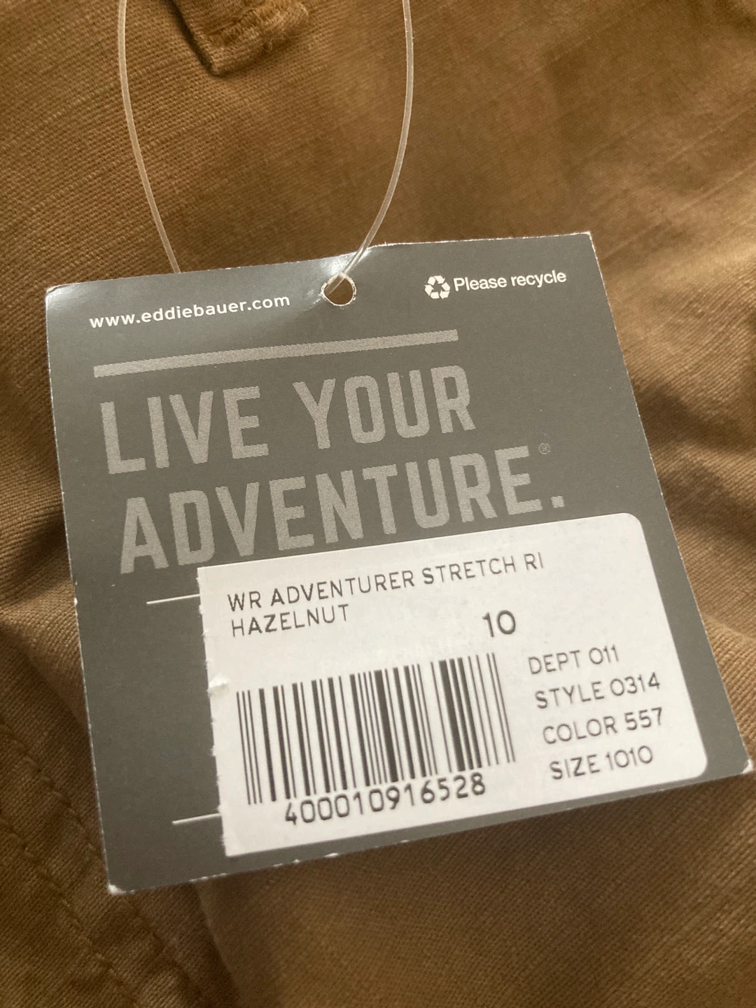 Eddie Bauer WR Adventurer Stretch Capri Pants Size 10 Hazelnut - photo 2